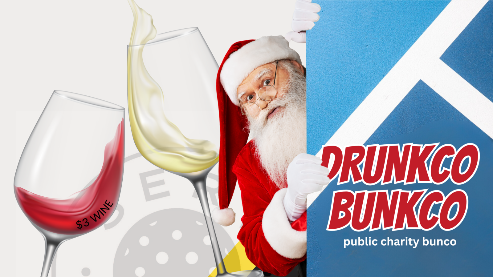 Overland Park Bunco Event Santa Con RDMHCK