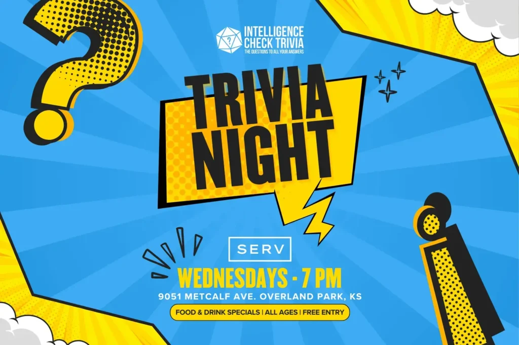 Trivia Wednesdays with Intelligence Check Trivia