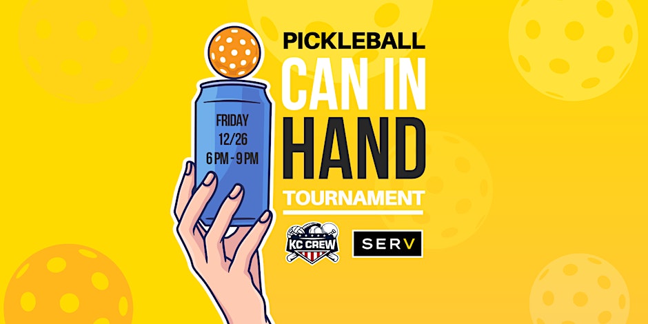 Can In Hand Ugly Sweater Pickleball Tournament